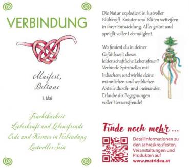 Jahreskreiskärtchen VERBINDUNG (mit Entwicklungsfragen)
